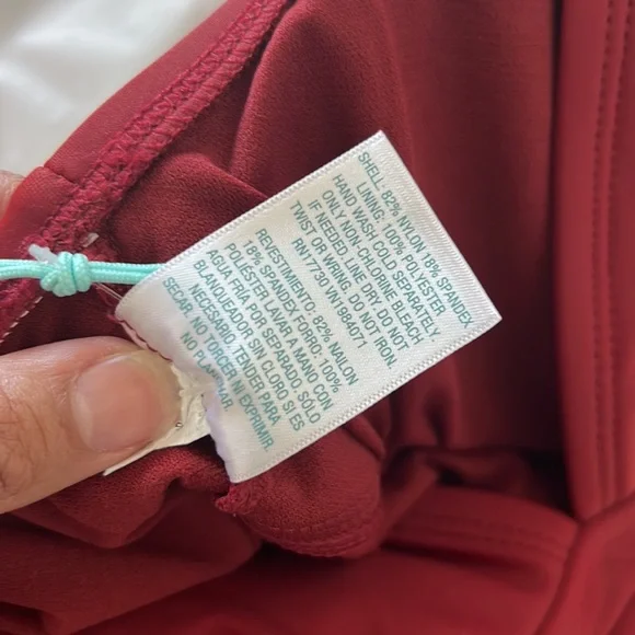 Kona Sol Ruffle Shoulder Bathing Suit - Picture 8 of 8